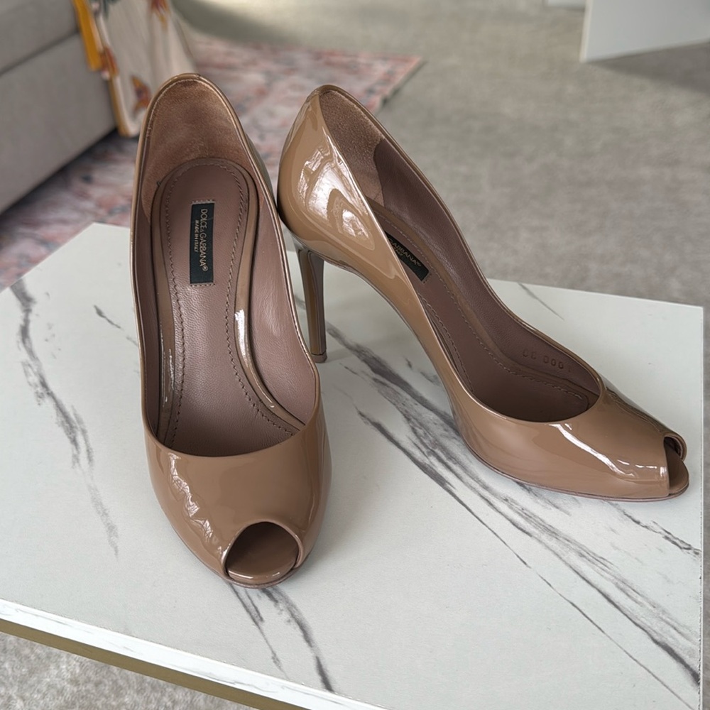 Dolce & Gabbana dark Nude Pumps size 36